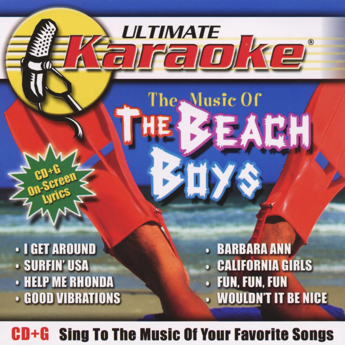 Ultimate Karaoke – The Music Of The Beach Boys (CD, EN) — cover