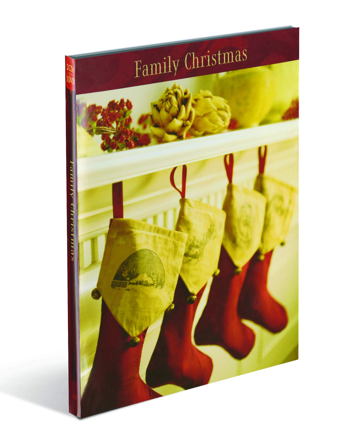 Family Christmas – 2 Cozy Christmas CD's & Holiday Fireplace (3-disc CD + DVD, EN) — cover