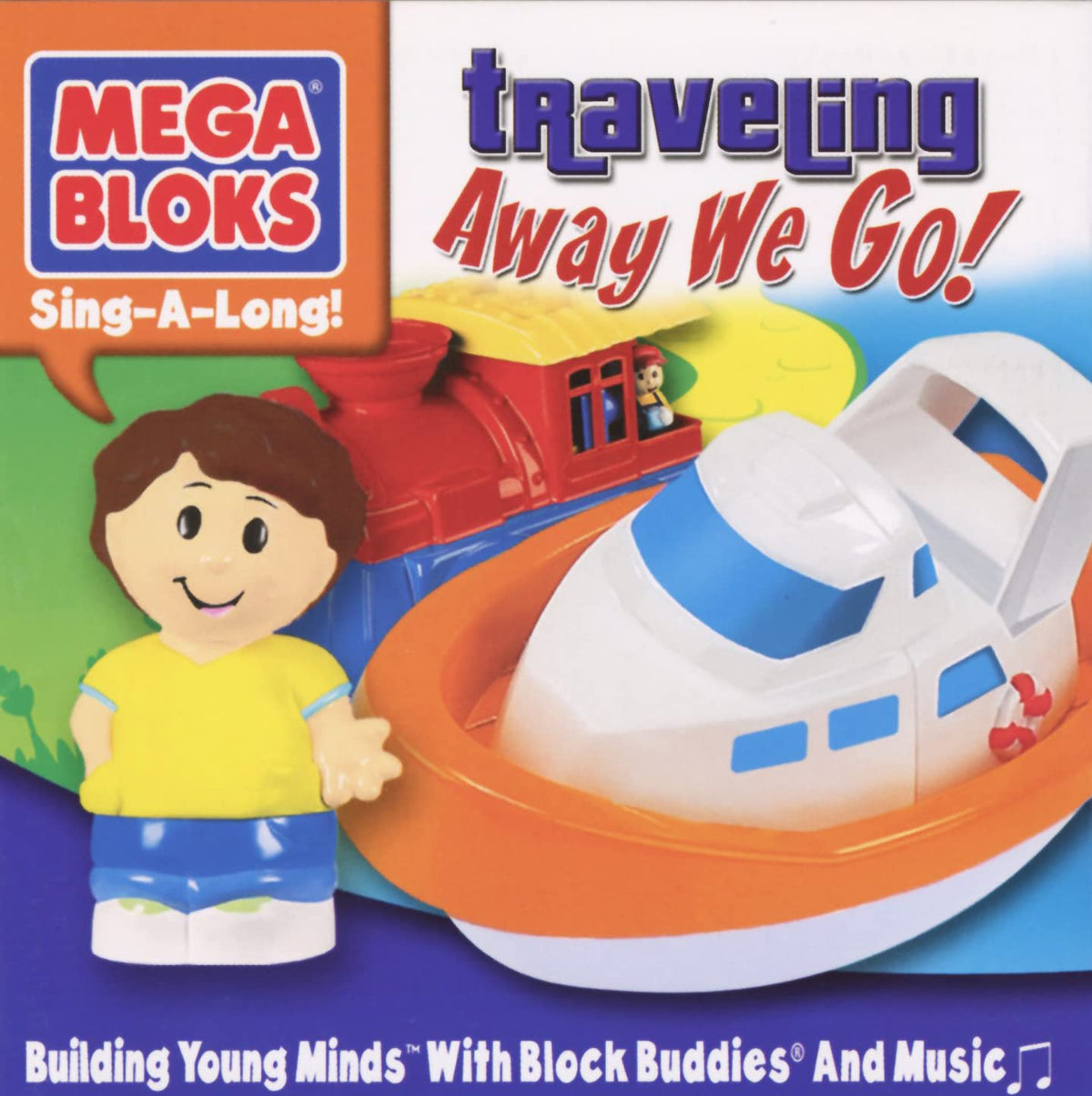 Mega Bloks – Traveling Away We Go! 21 Sing-A-Long Songs! (CD, EN) — cover