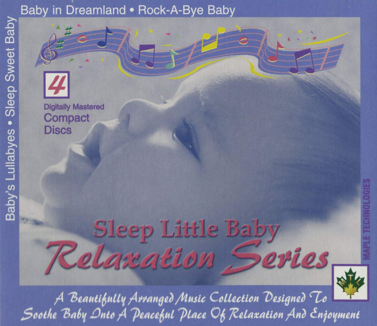 Sleep Little Baby – Relaxation Series (4-disc CD, EN) — cover