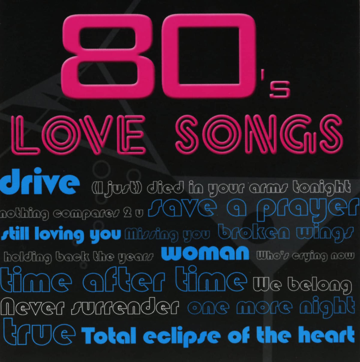 80'S Love Songs – Various Artists (CD, EN) — cover