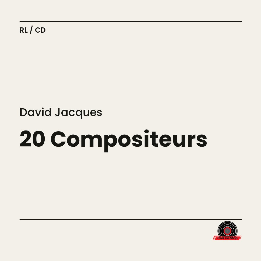 David Jacques – 20 Compositeurs (CD, EN)