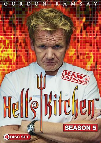 Gordon Ramsay – Season 5 Hell's Kitchen (4-disc DVD, EN)