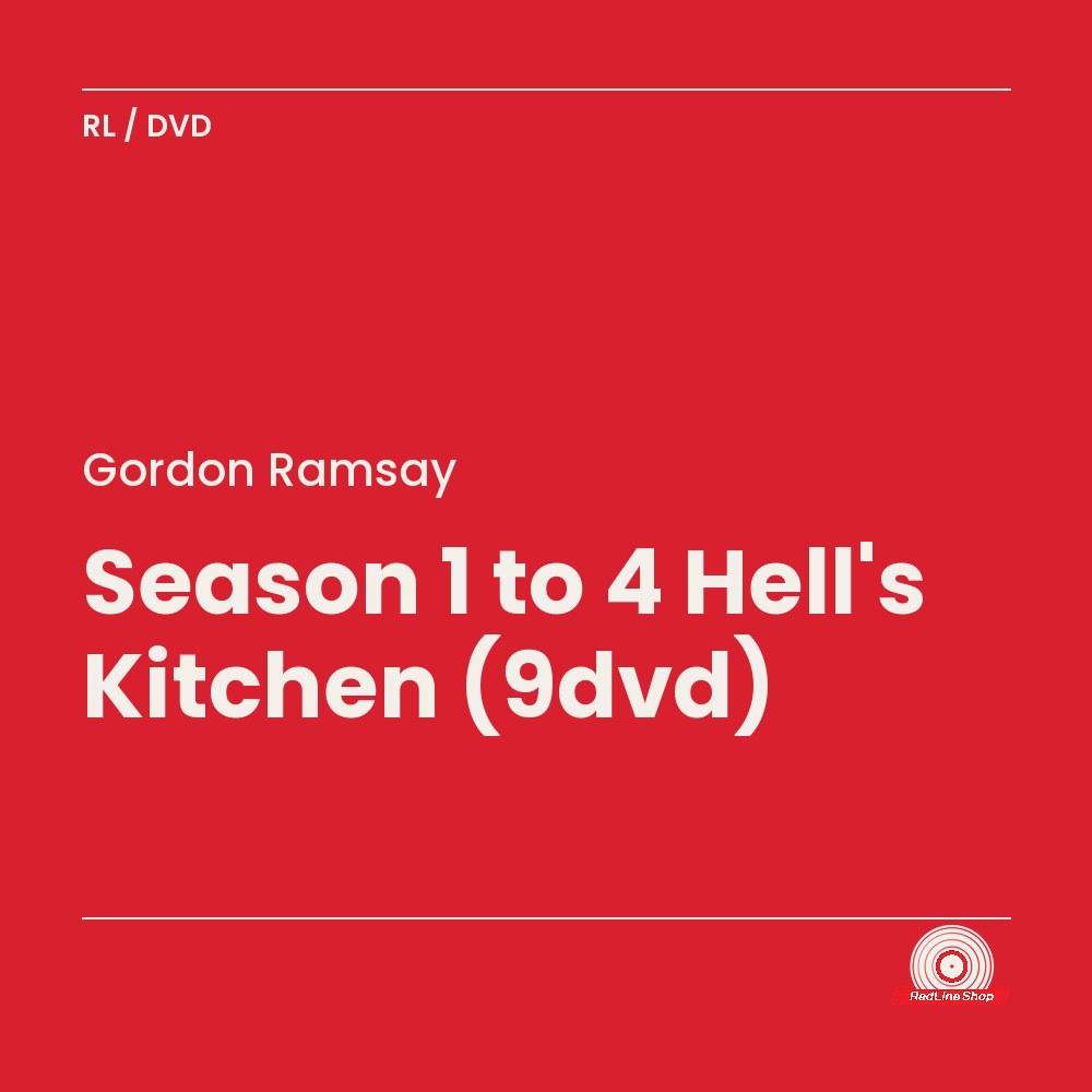 Gordon Ramsay – Season 1 to 4 Hell's Kitchen (9-disc DVD, EN)