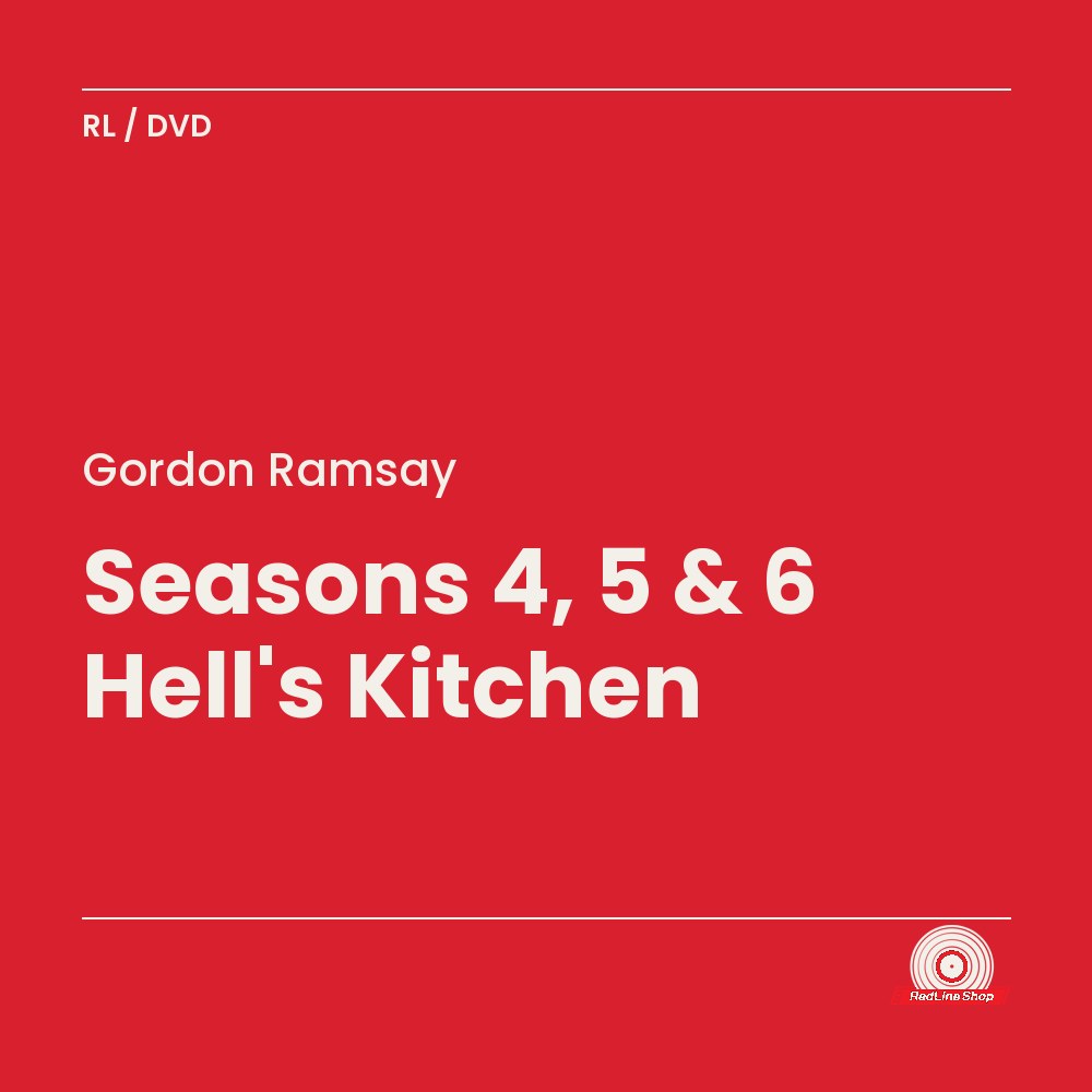 Gordon Ramsay – Seasons 4, 5 & 6 Hell's Kitchen (12-disc DVD, EN)