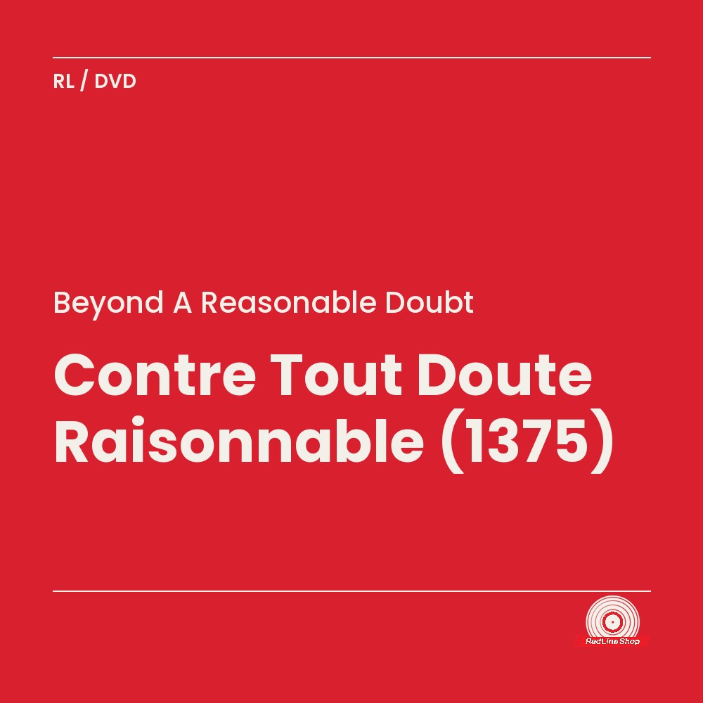 Beyond a Reasonable Doubt – Contre Tout Doute Raisonnable (1375) (DVD, VF/EN)