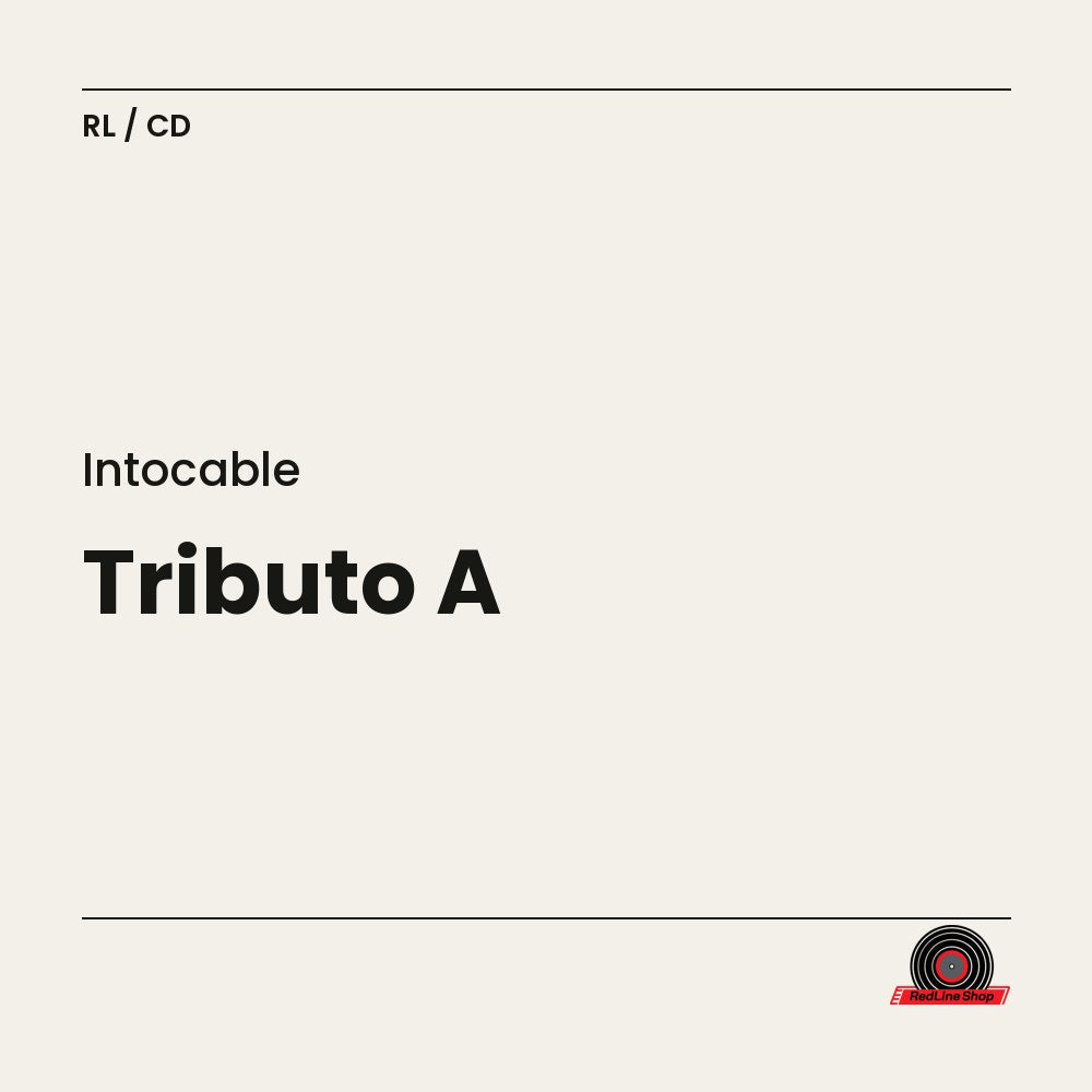 Intocable – Tributo A (CD, EN)