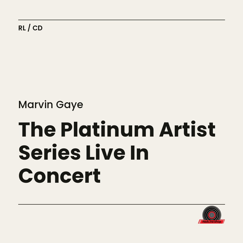 Marvin Gaye – The Platinum Artist Series Live In Concert (CD, EN)