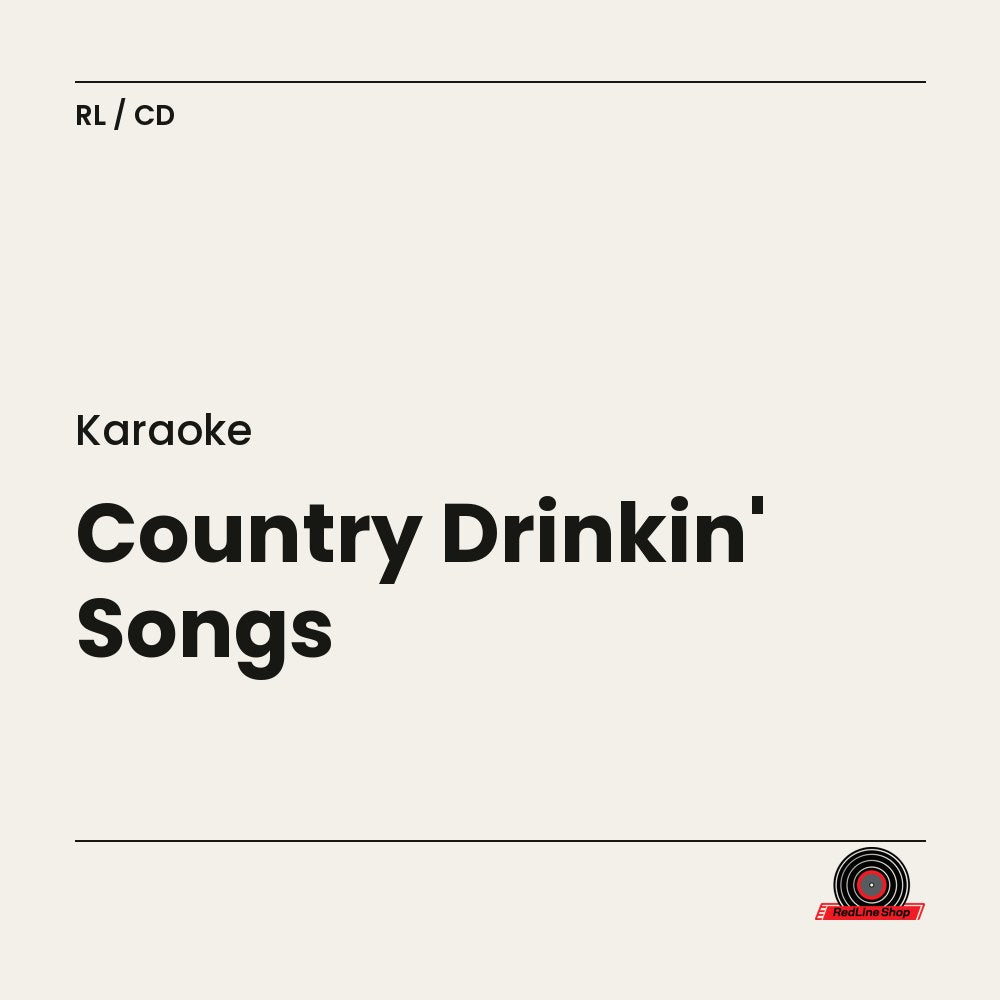 Karaoke – Country Drinkin' Songs (CD, EN)