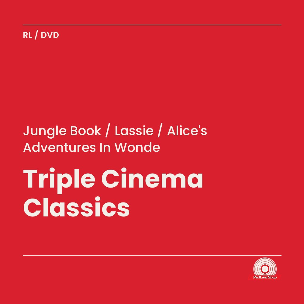 Jungle Book / Lassie / Alice'S Adventures In Wonde – Triple Cinema Classics (3-disc DVD, EN)