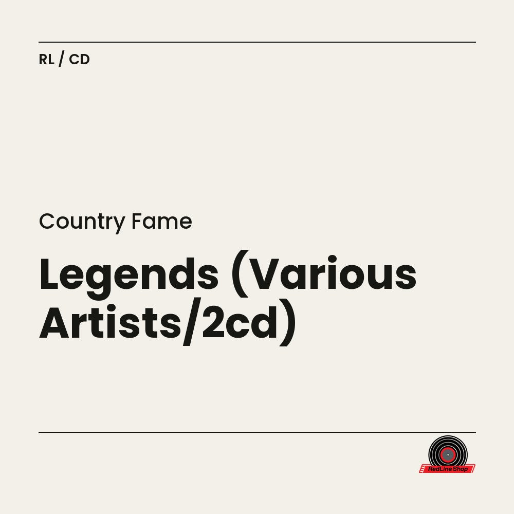 Country Fame – Legends (Various Artists/2cd) (2-disc CD, EN)