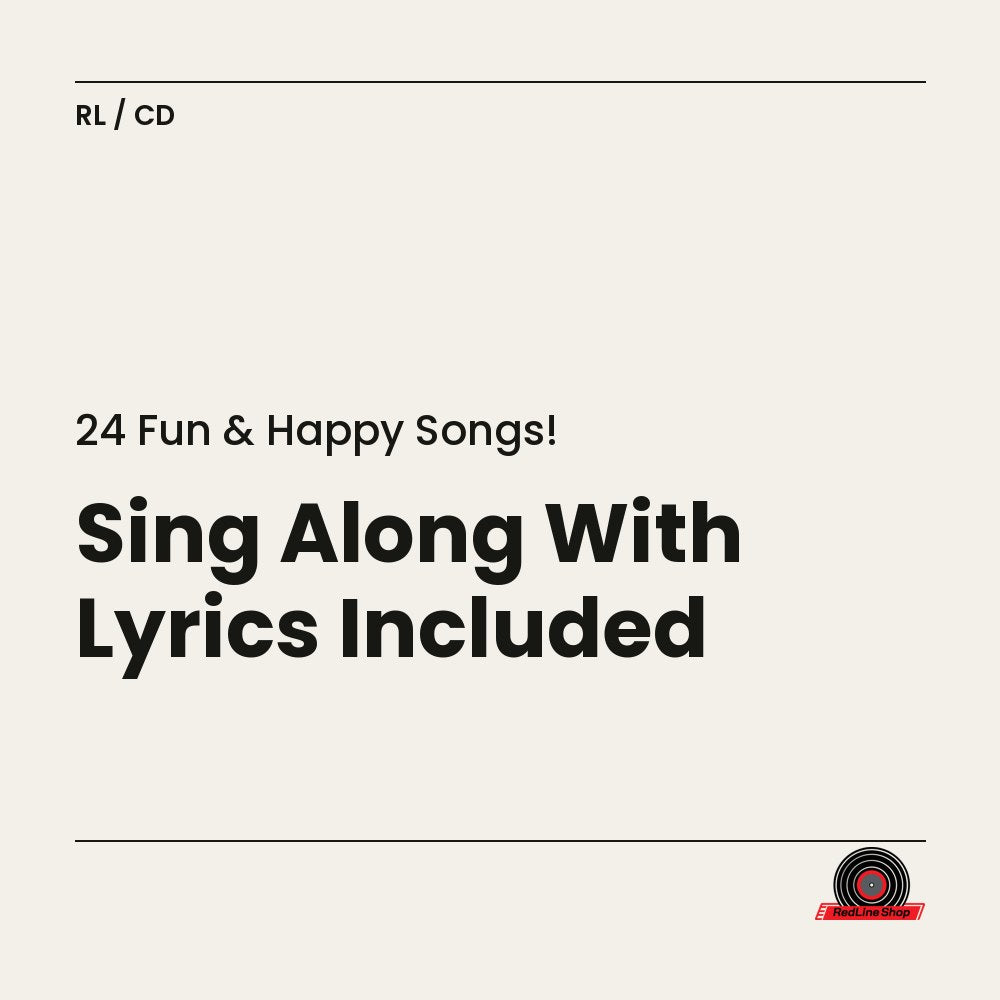 24 Fun & Happy Songs! – Sing Along With Lyrics Included (CD, EN)