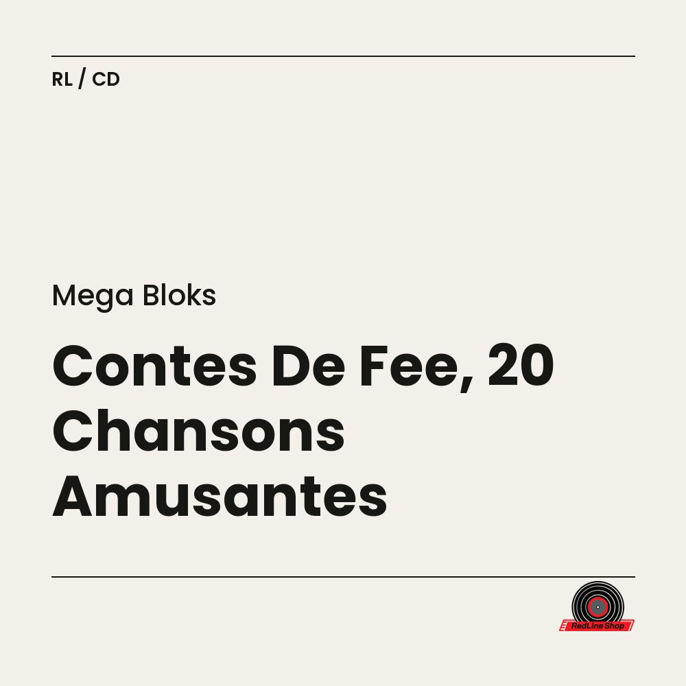Mega Bloks – Contes De Fee, 20 Chansons Amusantes (CD, EN)