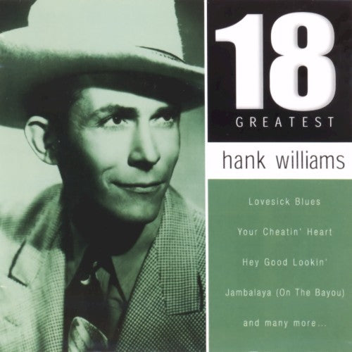 Hank Williams – 18 Greatest Hits (CD, EN)