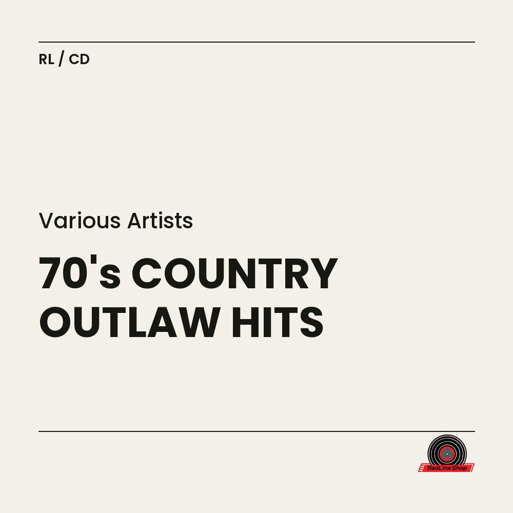 70'S Country Outlaw Hits – Various Artists (CD, EN)