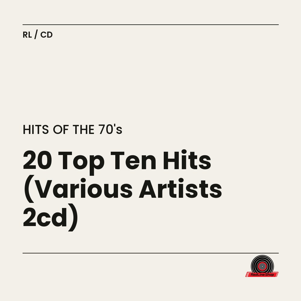 Hits of the 70'S – 20 Top Ten Hits (Various Artists 2cd) (2-disc CD, EN)