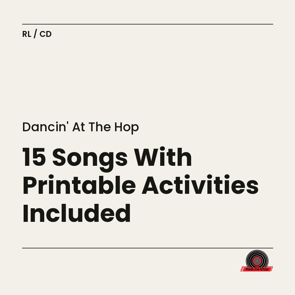 Dancin' At the Hop – 15 Songs With Printable Activities Included (CD, EN)