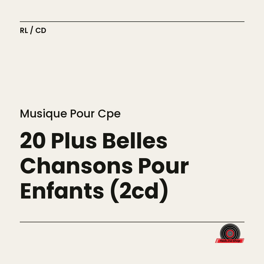 Musique pour Cpe – 20 Plus Belles Chansons Pour Enfants (2-disc CD, EN)