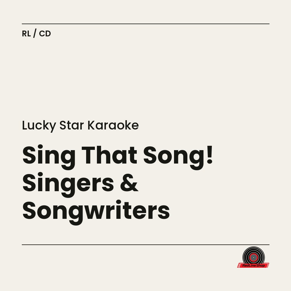Lucky Star Karaoke – Sing That Song! Singers & Songwriters (CD, EN)