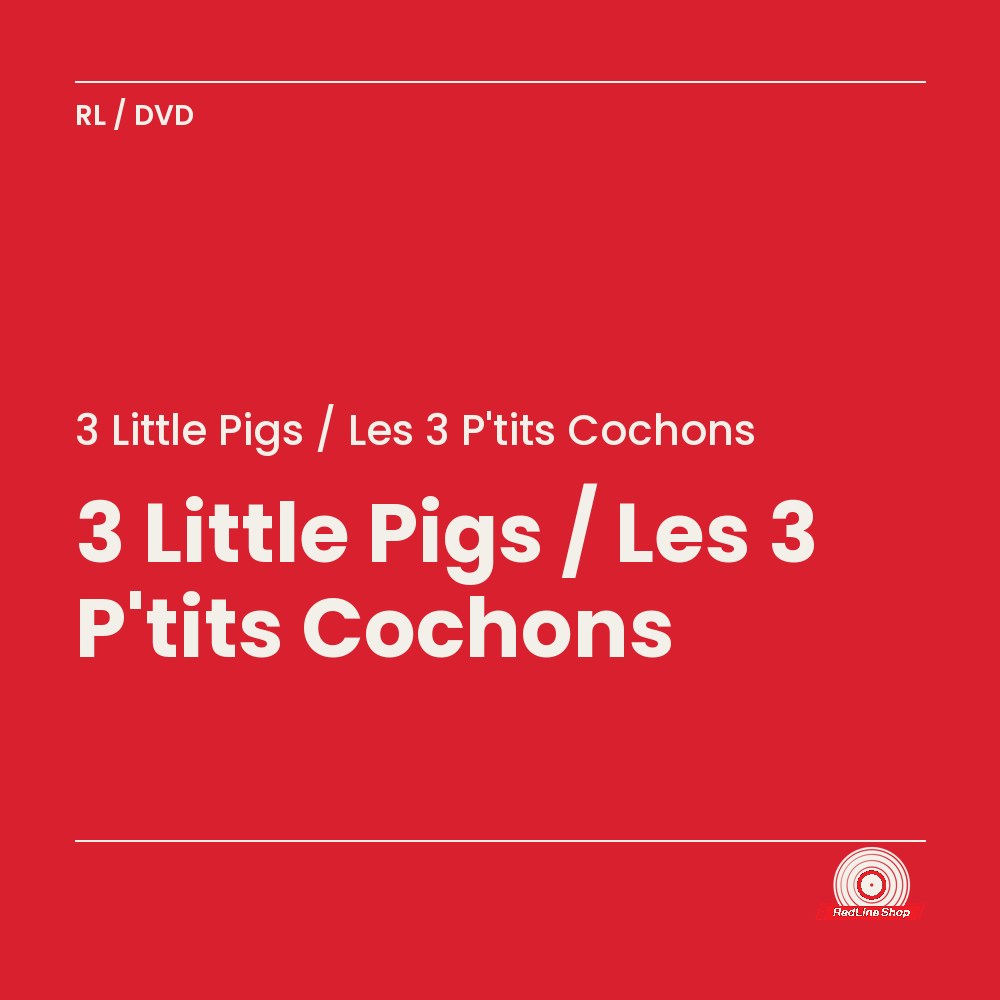 3 Little Pigs / les 3 P'Tits Cochons (DVD, VF/EN)