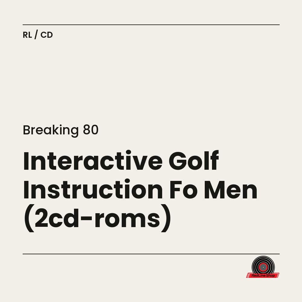 Breaking 80 – Interactive Golf Instruction Fo Men (2cd-roms) (2-disc CD, EN)