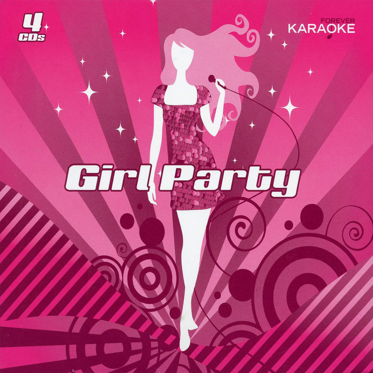 Forever Karaoke – Girl Party (64 tracks/4cd) (4-disc CD, EN) — cover