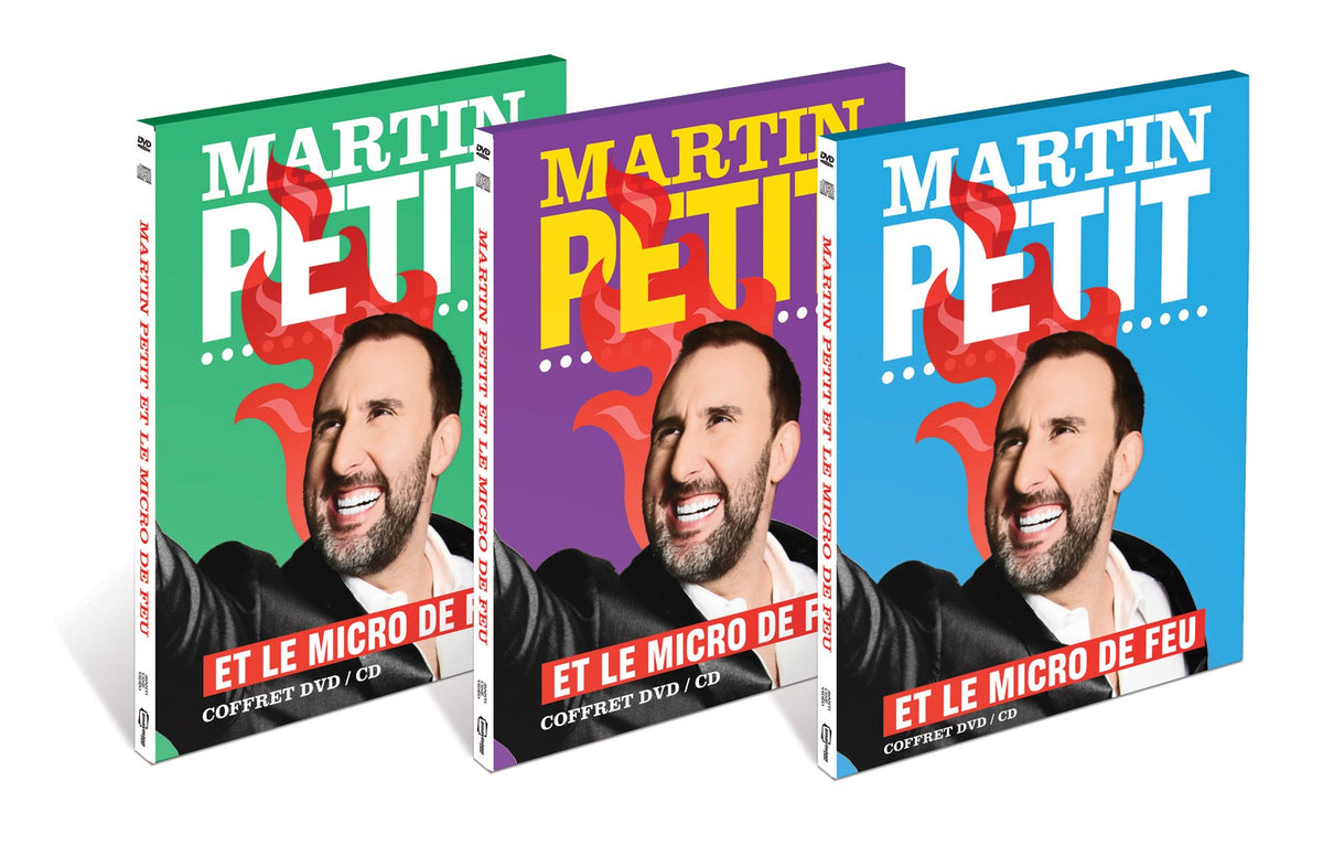 Martin Petit – Et Le Micro De Feu (3-disc CD + DVD, VF) — cover