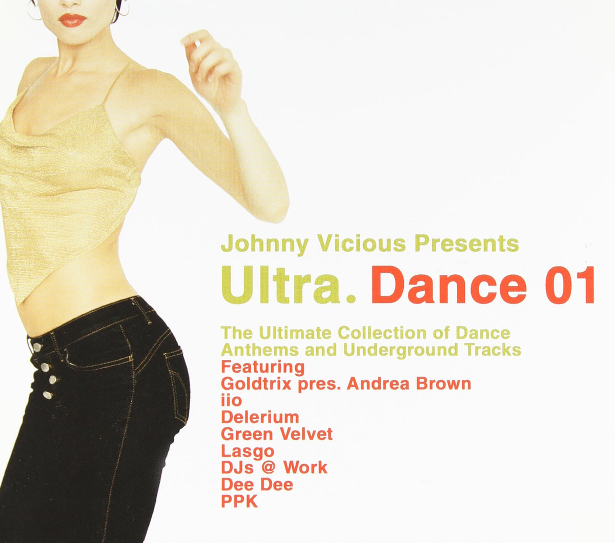 Johnny Vicious Presents – Ultra Dance 01 (2-disc CD, EN) — cover