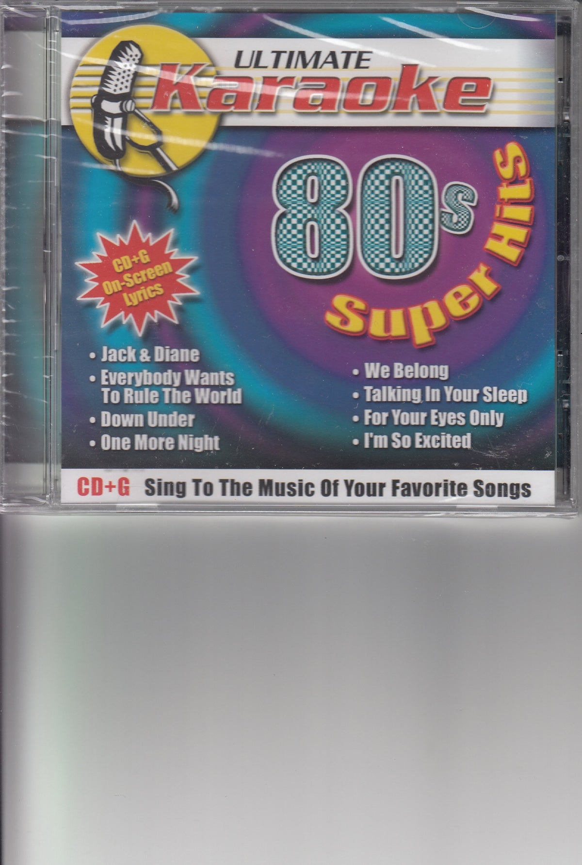 Ultimate Karaoke – 80's Super Hits (CD, EN) — cover