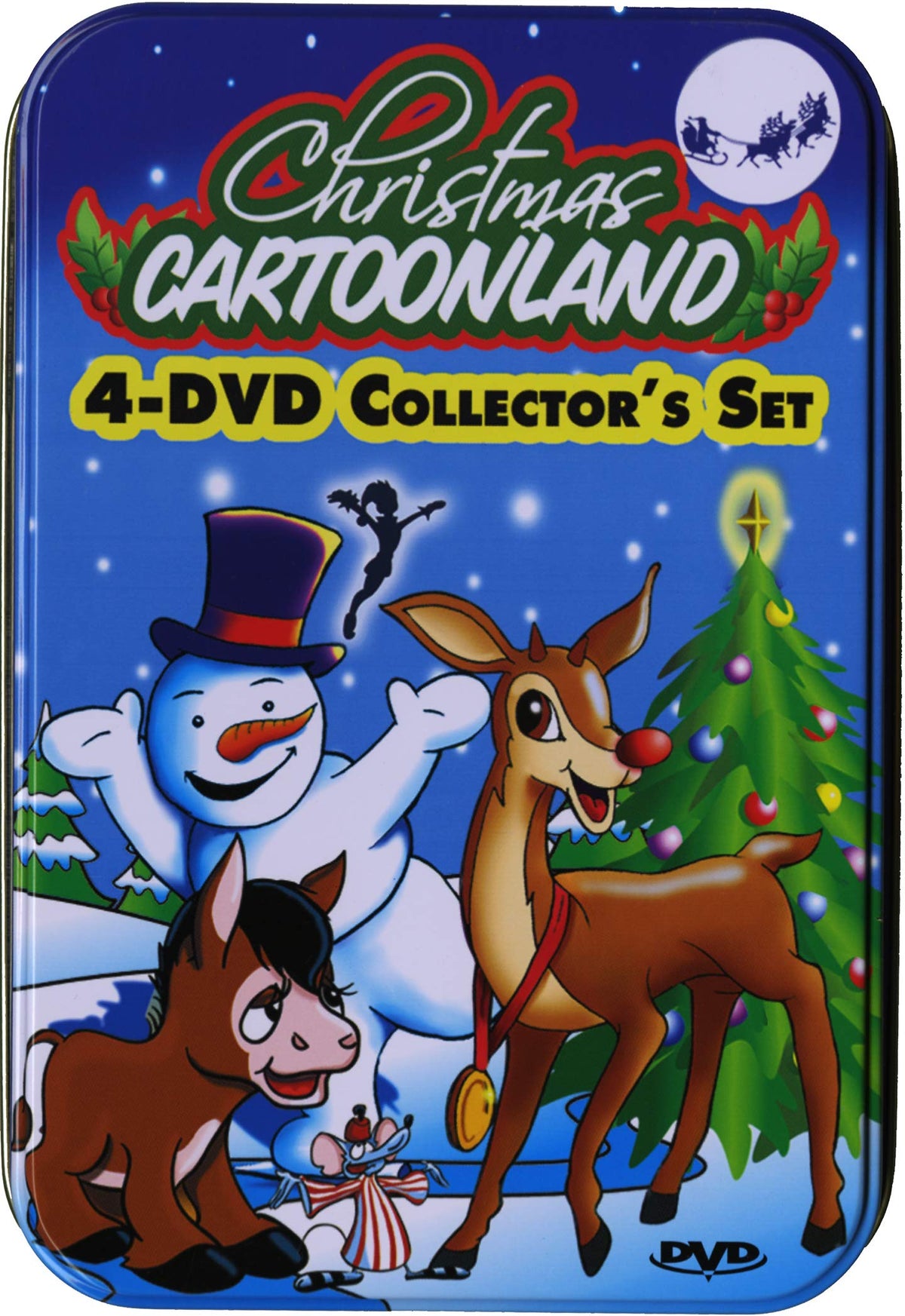 Christmas Cartoonland – Collector's Set (4dvd Tin Can) (4-disc DVD, EN) — cover