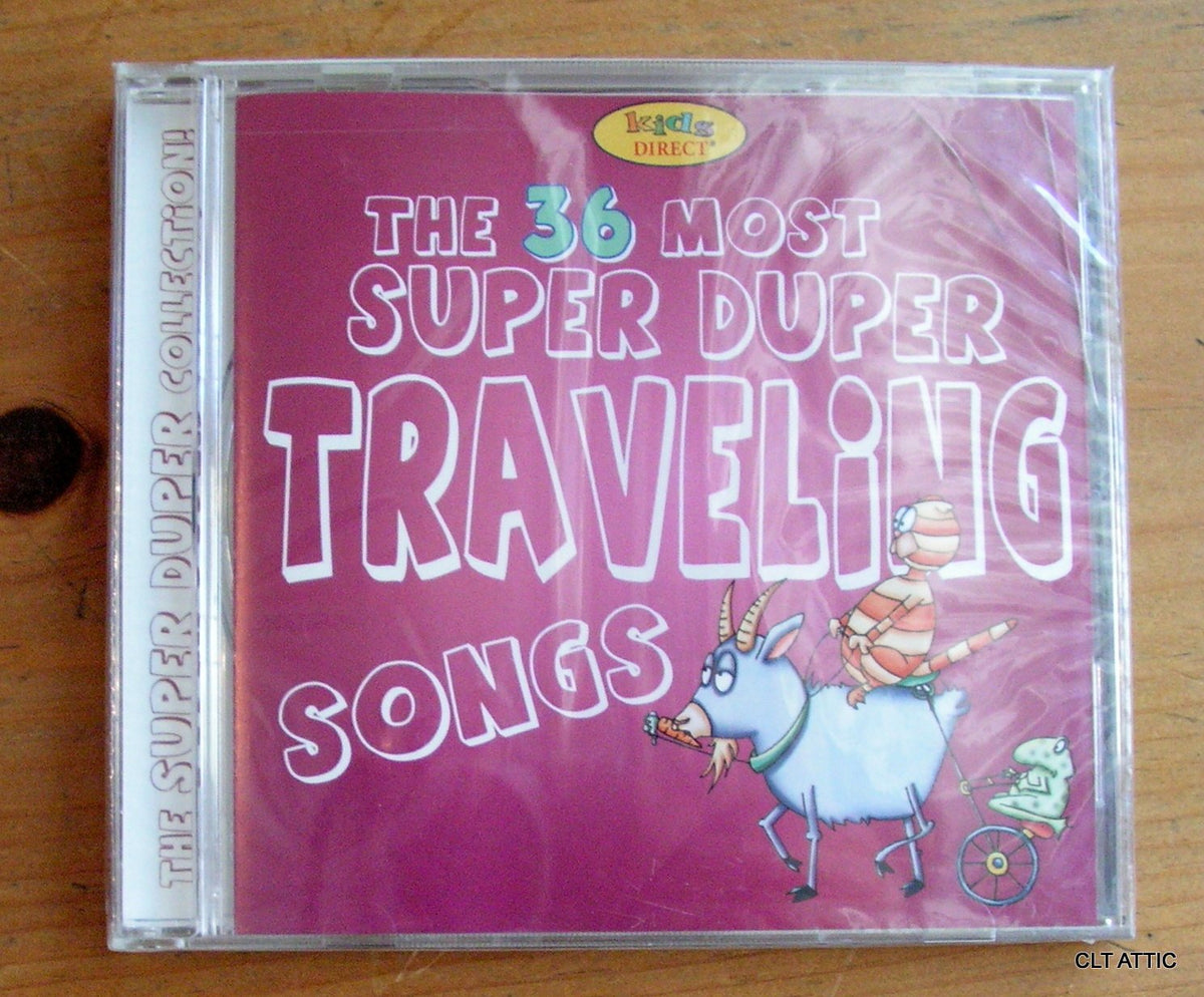 Super Duper Traveling Songs – 36 Songs (CD, EN) — cover