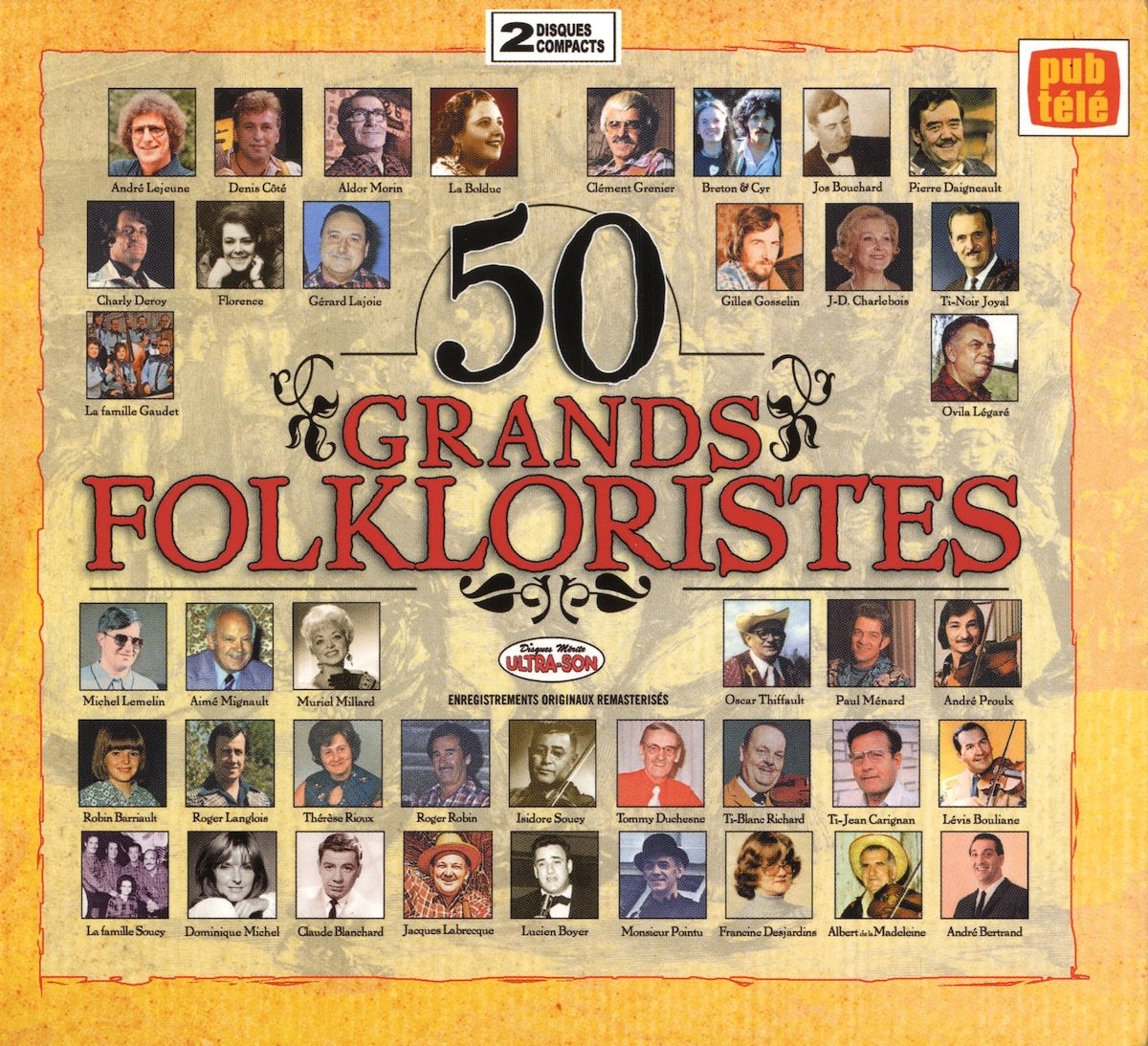 50 Grands Folkloristes – 50 Grands Folkoristes (2-disc CD, VF)
