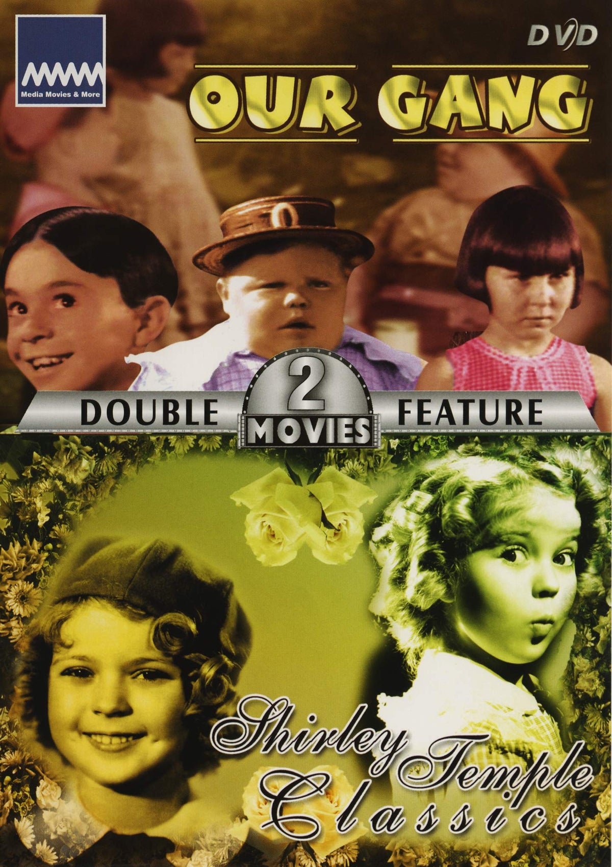 2 Movie Feature – Our Gang / Shirley Temple Classics (DVD, EN) — cover