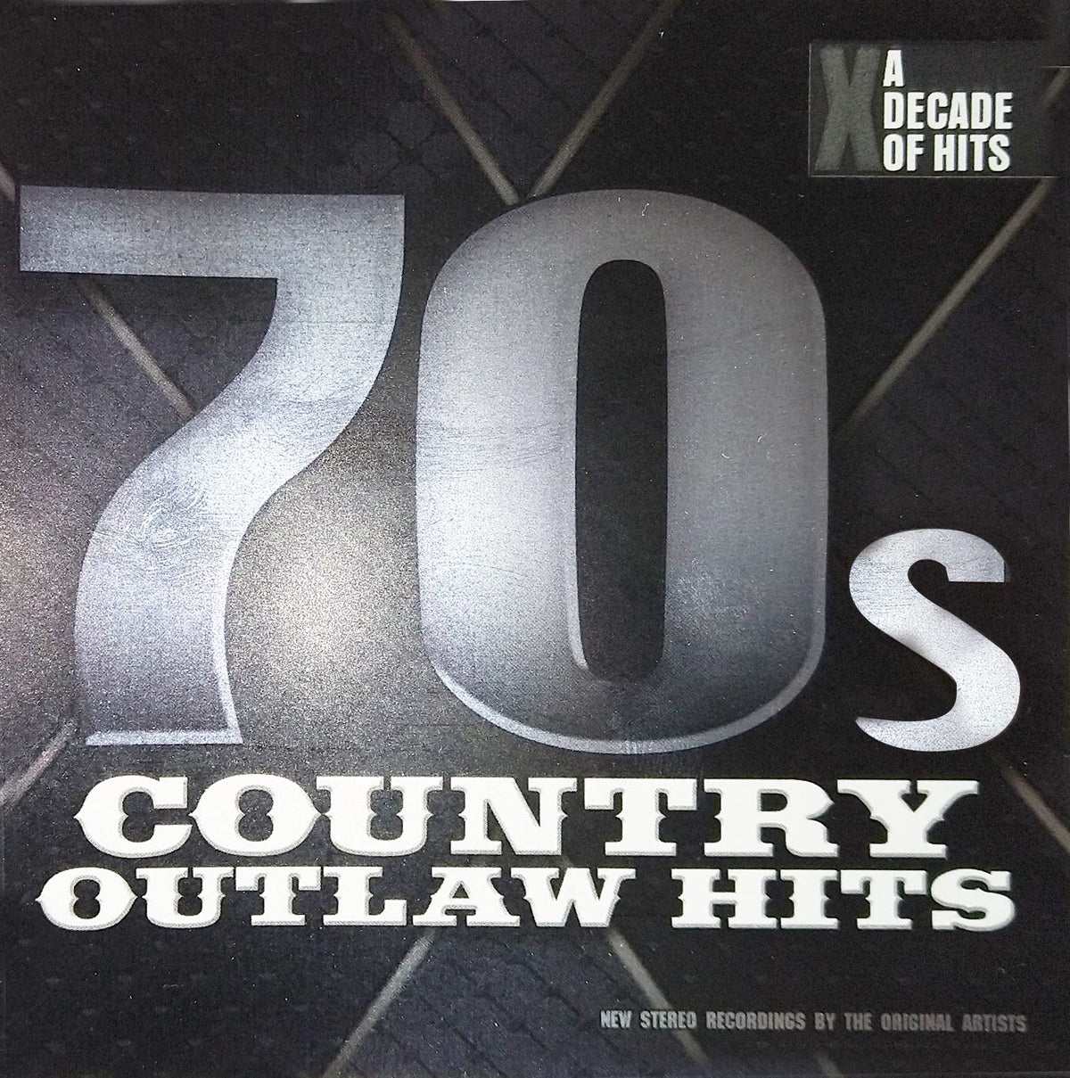 70'S Country Outlaw Hits – Various Artists (CD, EN) — cover
