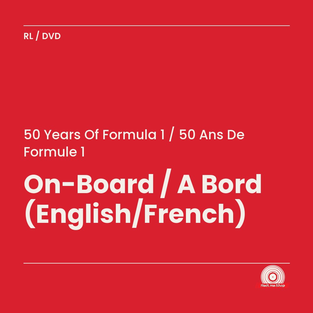 50 Years of Formula 1 / 50 Ans de Formule 1 – On-Board / A Bord (English/French) (DVD, VF/EN)