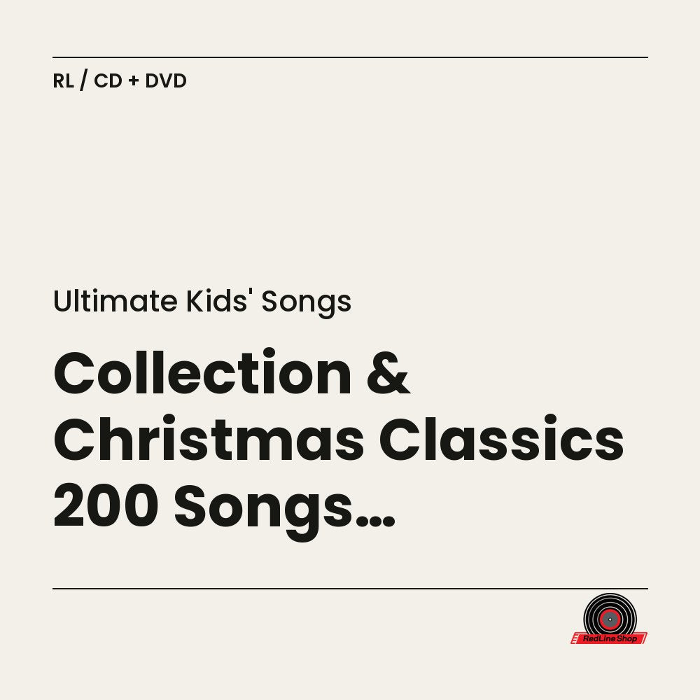 Ultimate Kids' Songs – Collection & Christmas Classics 200 Songs (5-disc CD + DVD, EN)