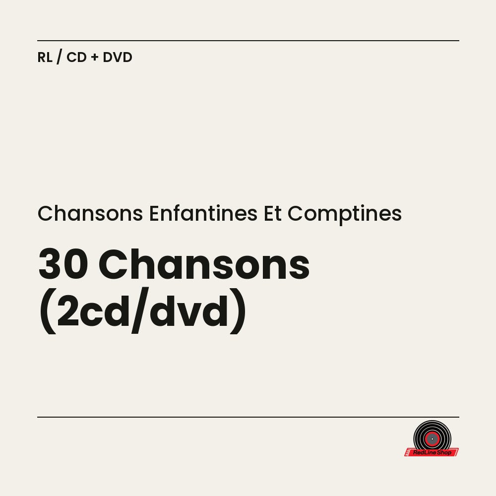 Chansons Enfantines et Comptines – 30 Chansons (3-disc CD + DVD, VF)