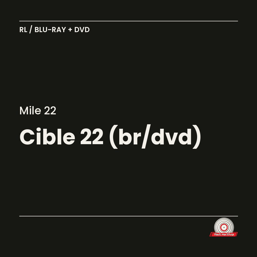 Mile 22 – Cible 22 (2-disc Blu-ray + DVD, VF/EN)