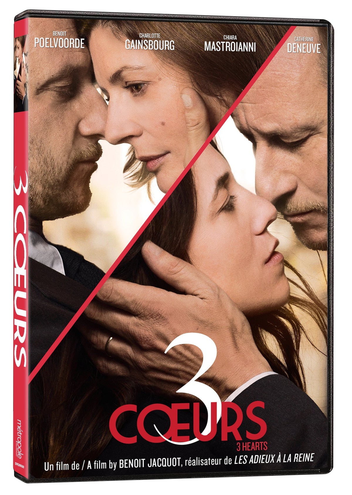 3 Hearts – 3 Cœurs (DVD, VF/EN) — cover