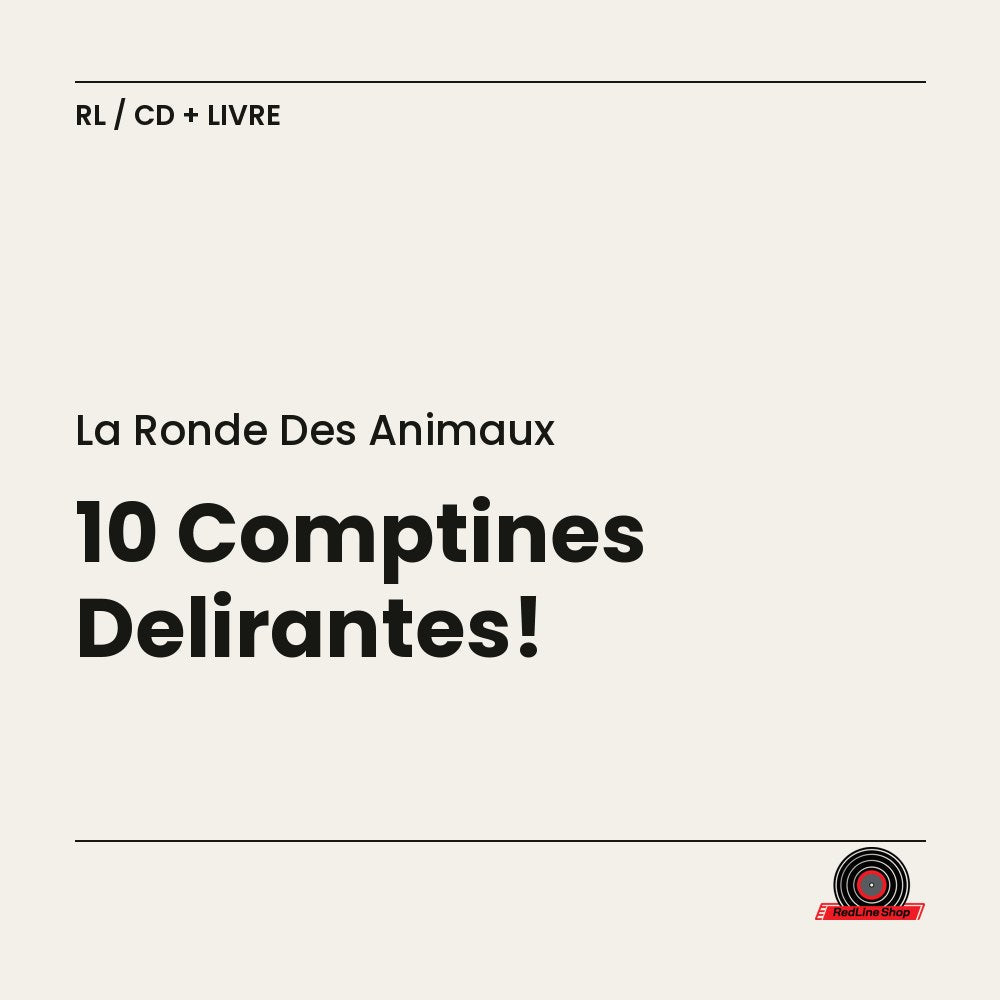 La Ronde des Animaux – 10 Comptines Delirantes! (CD + livre, EN)