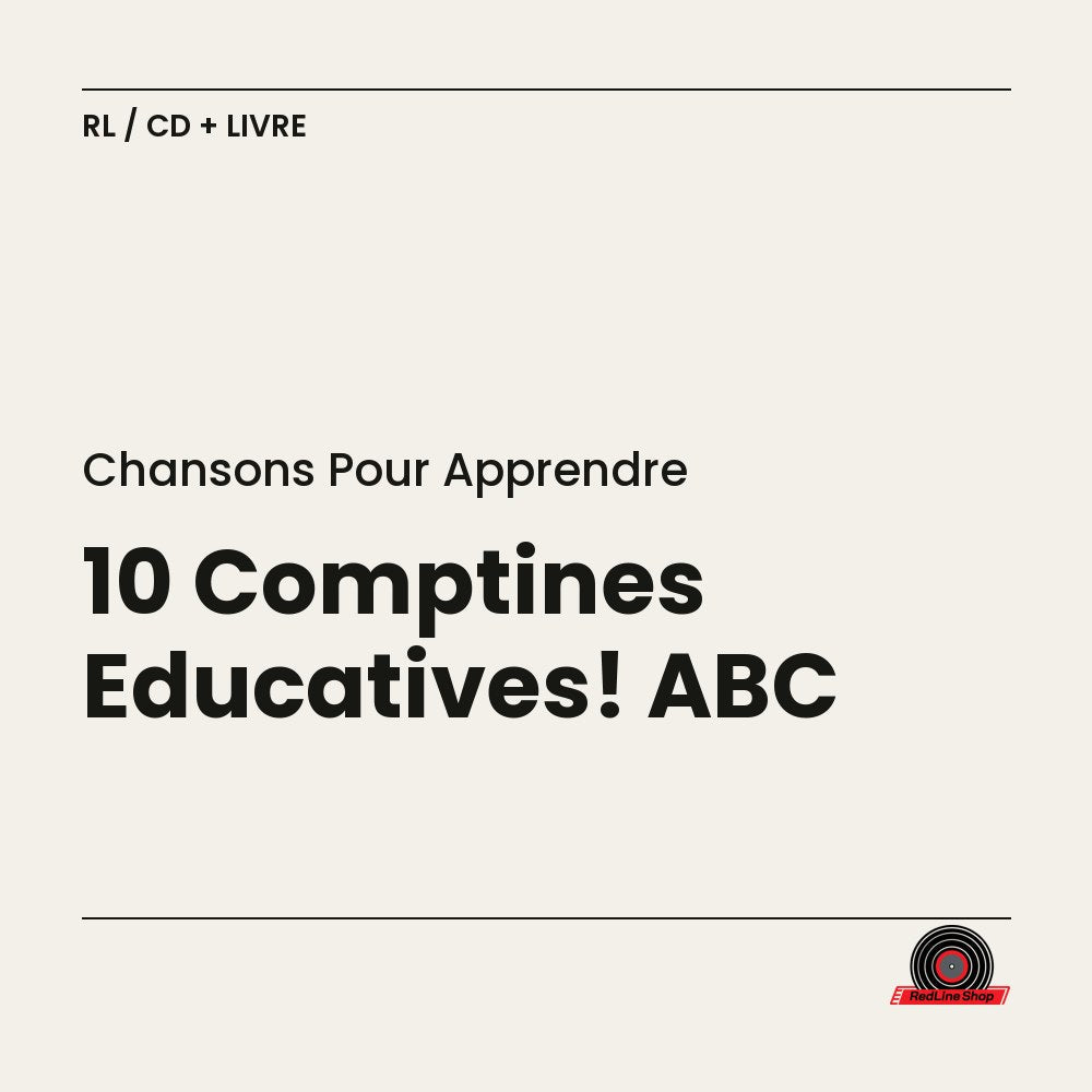 Chansons pour Apprendre – 10 Comptines Educatives! ABC (CD + livre, EN)