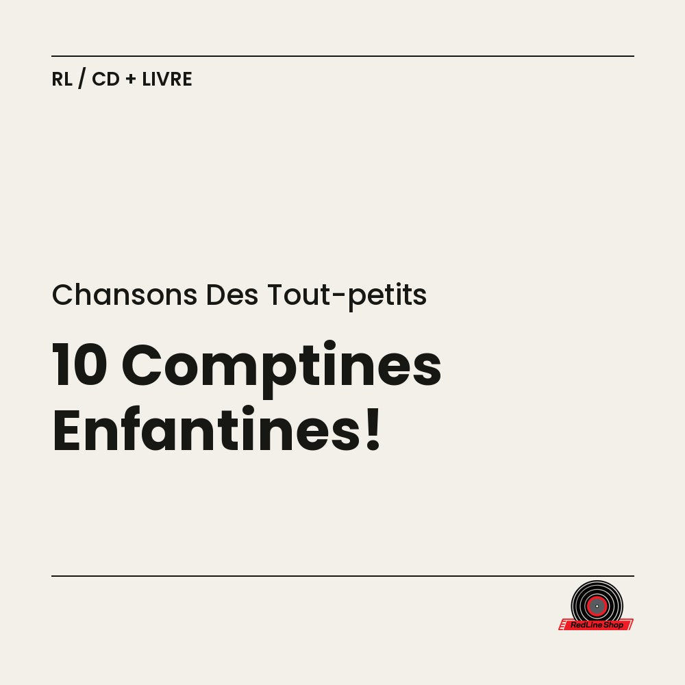 Chansons des Tout-Petits – 10 Comptines Enfantines! (CD + livre, EN)