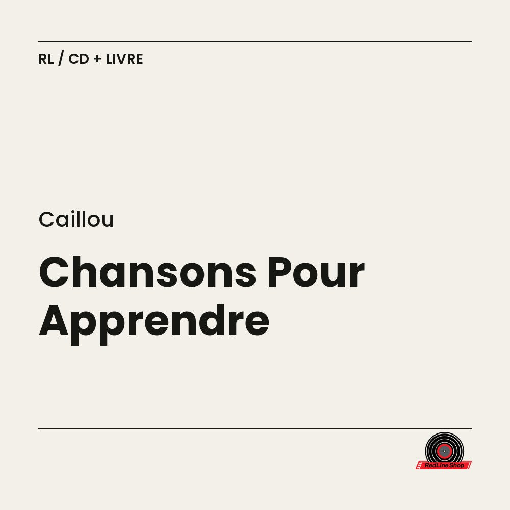 Caillou – Chansons Pour Apprendre (CD + livre, VF)
