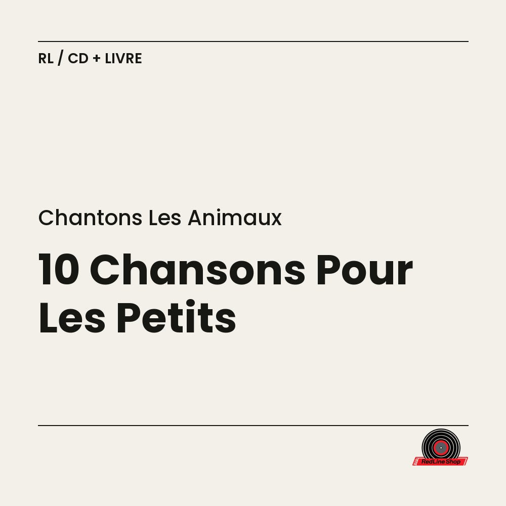 Chantons les Animaux – 10 Chansons Pour Les Petits (CD + livre, EN)