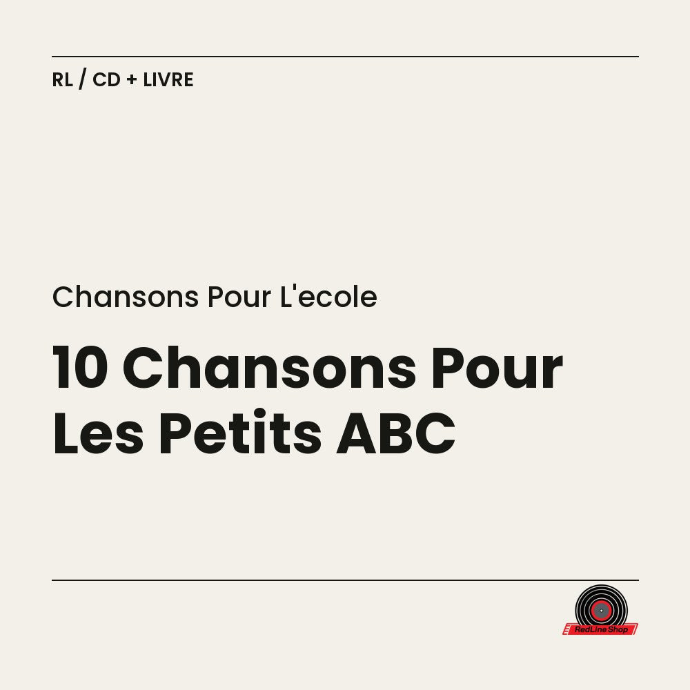 Chansons pour L'Ecole – 10 Chansons Pour Les Petits ABC (CD + livre, EN)
