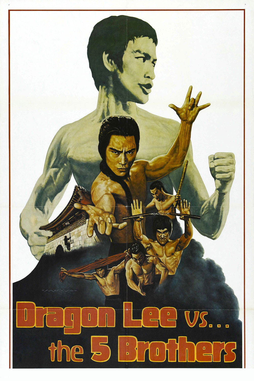 Dragon Lee – Dragon Lee vs The 5 Brothers (DVD, EN)