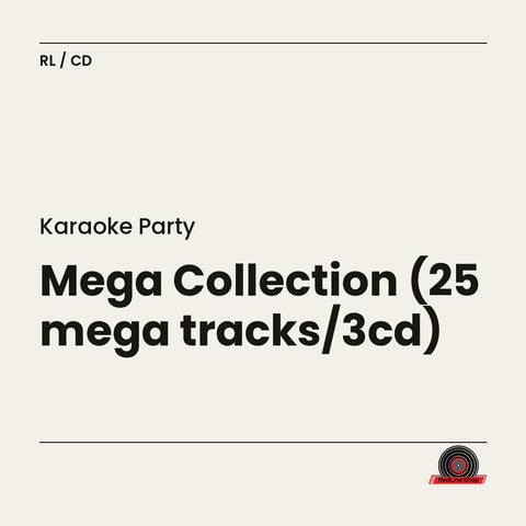 Karaoke Party – Mega Collection (25 mega tracks/3cd) (3-disc CD, EN)