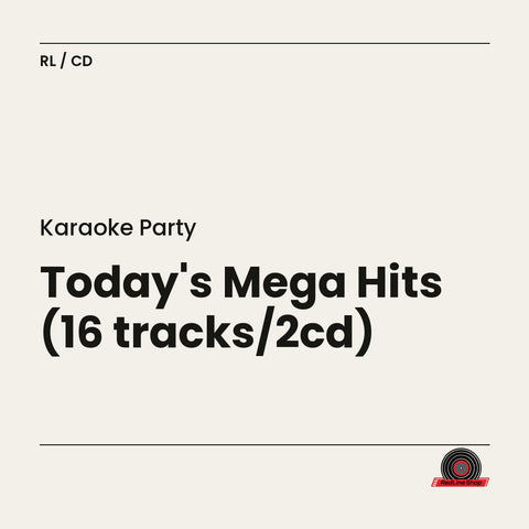 Karaoke Party – Today's Mega Hits (16 tracks/2cd) (2-disc CD, EN)