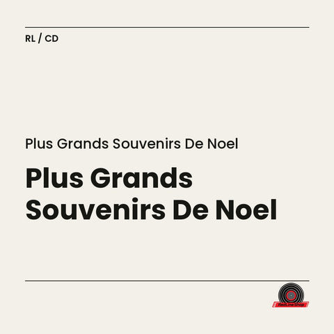 Plus Grands Souvenirs de Noël (CD, VF)