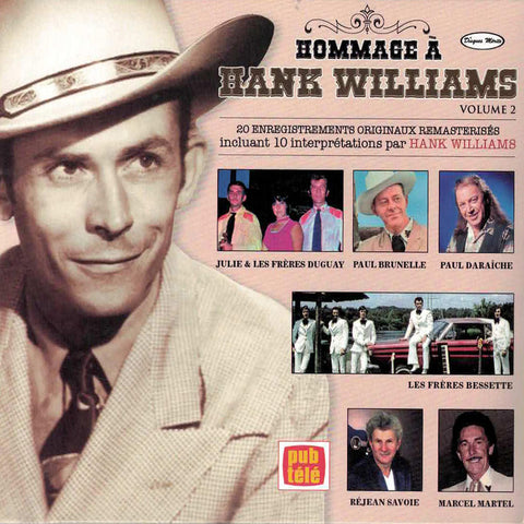 Hommage a Hank Williams – Artistes Varies Volume 2 (CD, VF)
